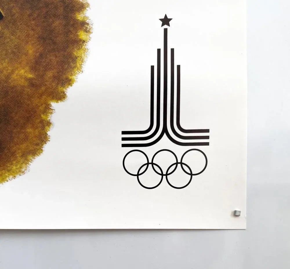 Mischa Moscow Olympics 80 1980 Original Olympic Poster by Victor