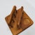 Mid Century teak napkin holder with slots for salt and pepper shakers. S &P slots are round and measure 2” diameter....