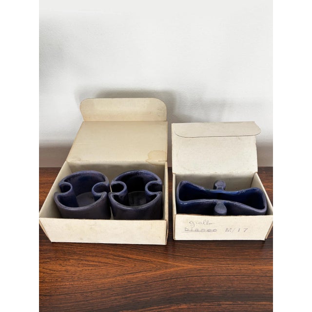 Ceramic Centerpiece by Angelo Mangiarotti for Fratelli Brambilla, Italy, 1968, Set of 3 For Sale - Image 10 of 11