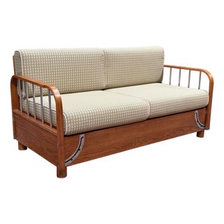 Art Deco Model H215 Sofa by Jindřich Halabala for Up Závody, 1930s For Sale