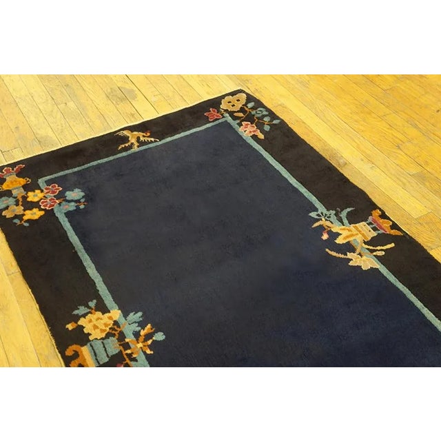 Antique Chinese Art Deco Rug For Sale - Image 4 of 6