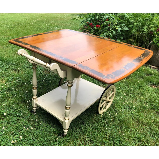 ethan allen serving cart