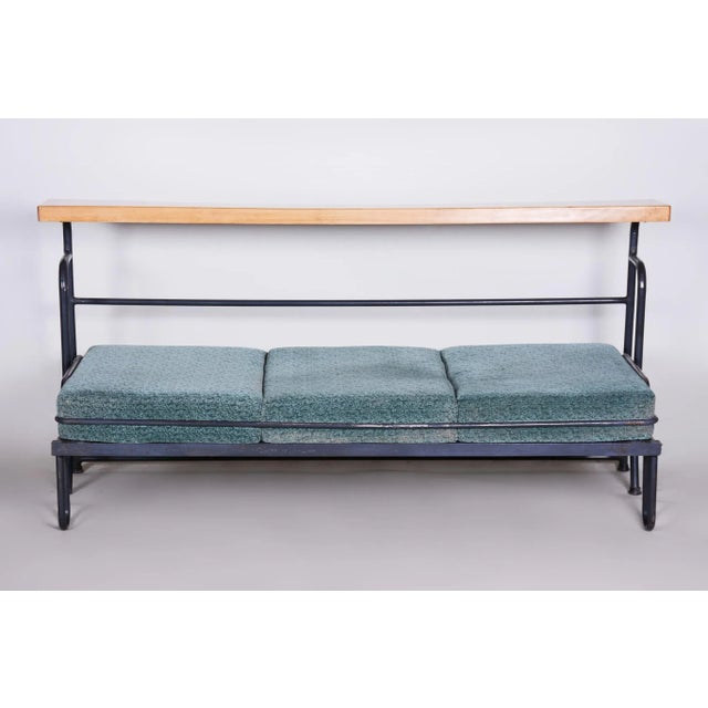 Blue Folding Sofa, 1930s For Sale - Image 4 of 13