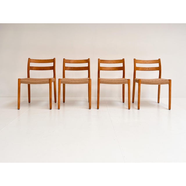 Model 84 Chairs by Niels Otto Møller, 1960s, Set of 4 For Sale - Image 17 of 17
