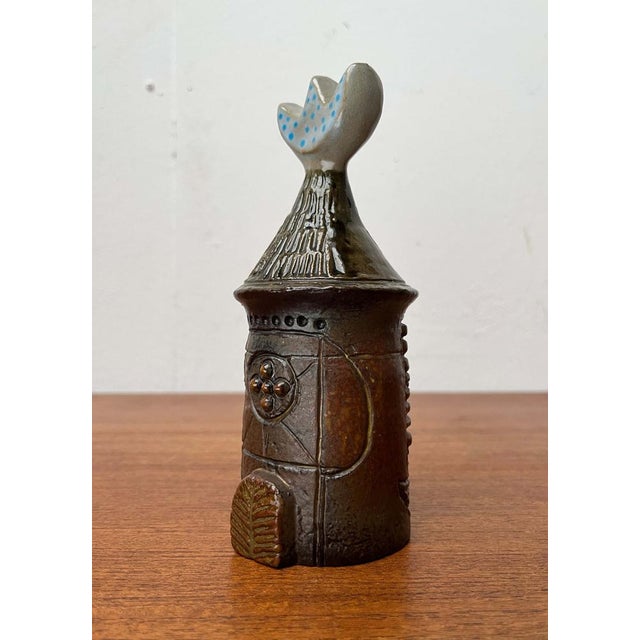 Mid-Century Modern Swedish Studio Pottery Bagdad Series House 2 by Bertil Vallien for Gustavsberg 1960s For Sale - Image 16 of 18