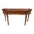 Banded Top Foyer Table With One Drawer and Fluted Legs For Sale
