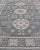 Modern Khotan long rug with circular medallions in shades of steel blue & off white. Keivan Woven Arts rug AFG-58337,...