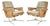 French Lounge Chairs Attributed to Raphaël Raffel for Apelbaum, 1970s For Sale