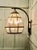 Black Large Octagonal Painted Brass Wall Lanterns, 1960, Set of 2 For Sale - Image 8 of 9