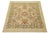 Contemporary Contemporary Revival Wool Rug Handmade in Tan With Allover Floral Pattern For Sale - Image 3 of 11