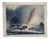 Irv Wyner: Sailing in a Squall, Watercolor Painting For Sale