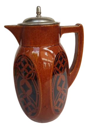 Art Deco Cocoa Jug with Handle