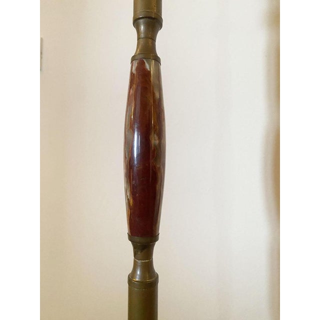 Green Floor Lamp in Green Alabaster, 1950s For Sale - Image 8 of 16