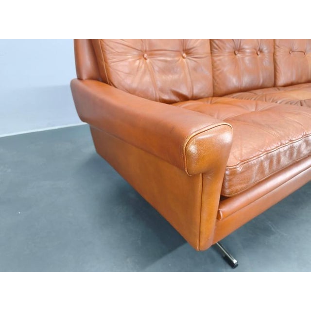 Vintage Danish Leather Sofa by Svend Skipper, 1960s For Sale - Image 10 of 18