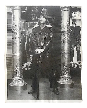 Original Mid Century Glossy Silver Gelatin Photograph-Decked Out Hippie-8"x10"-1960's