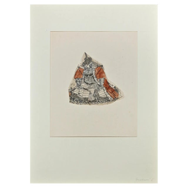 Utagawa Toyokuni II, Warrior, Woodcut, Late 19th Century For Sale