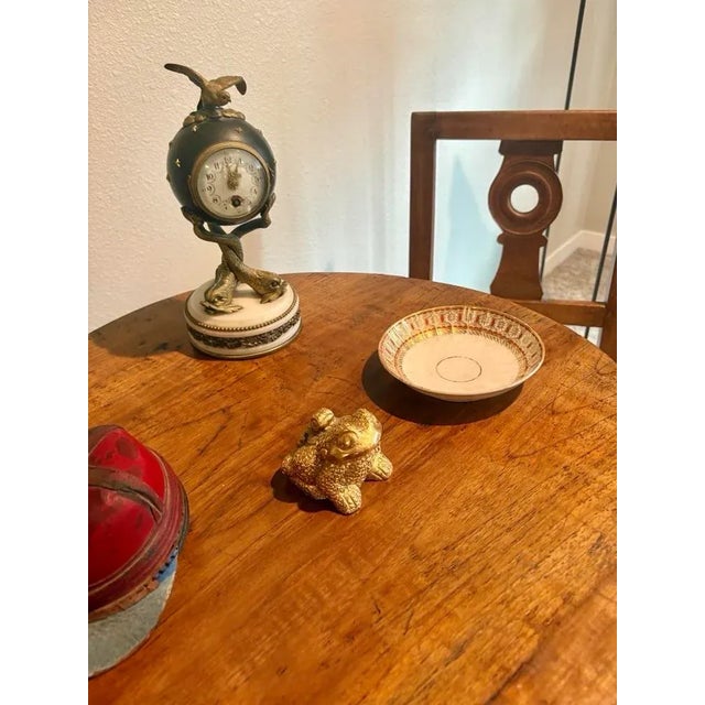 Bronze Gold Plated Bronze Frog, Perfect Paperweight or Coffee Table, 2.5” High For Sale - Image 8 of 13