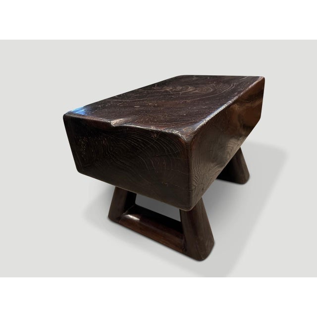 Andrianna Shamaris Impressive Side Table or Small Bench For Sale - Image 4 of 6
