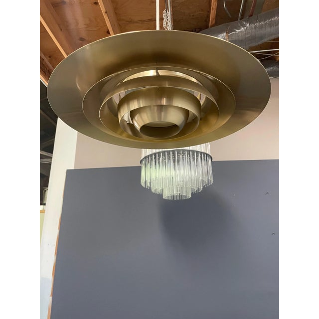Mid-Century Modern Mid Century Pendant Lamp by Preben Fabricius & Jørgen Kastholm for Nordisk Solar For Sale - Image 3 of 6