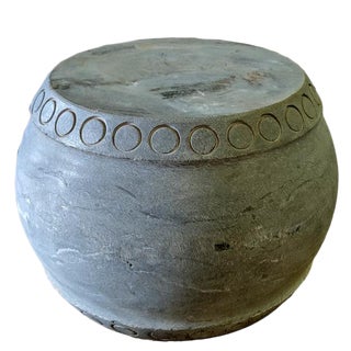 Round Stone Stool For Sale