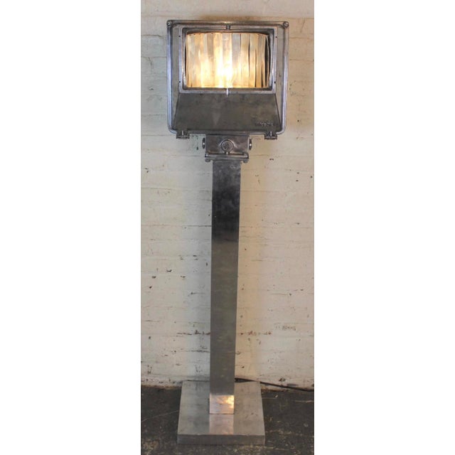 Metal 1970s Industrial Floor Lamp For Sale - Image 7 of 10
