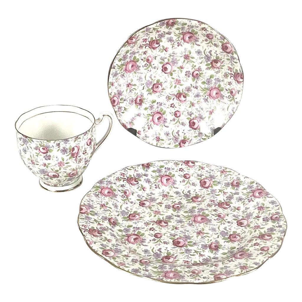 Vintage Bone China Dinnerware | Chairish