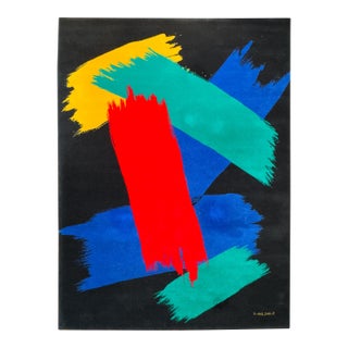 Postmodern “City” Rug by Zofia Rostad for Louis De Poortere For Sale