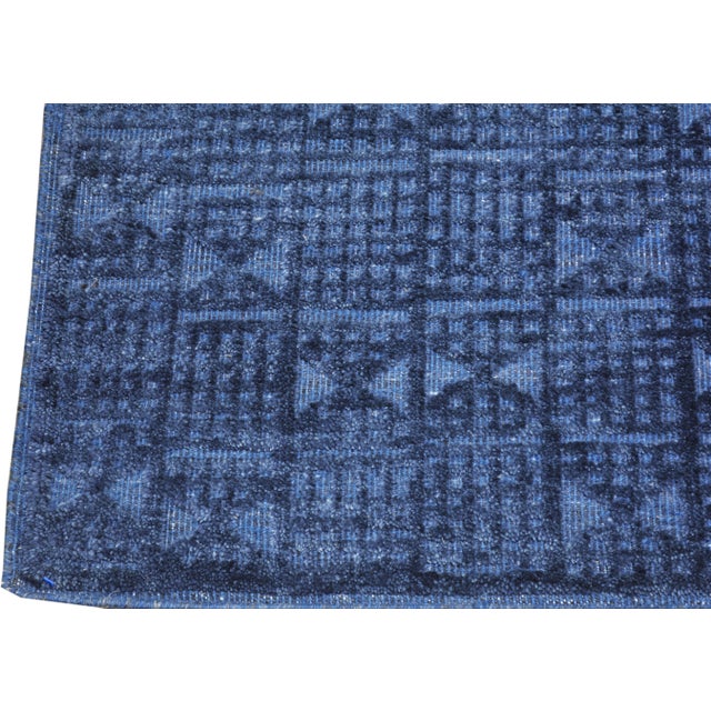 Contemporary Moroccan Aleph Hand Knotted Wool Rug, 9'1X12 For Sale In New York - Image 6 of 6