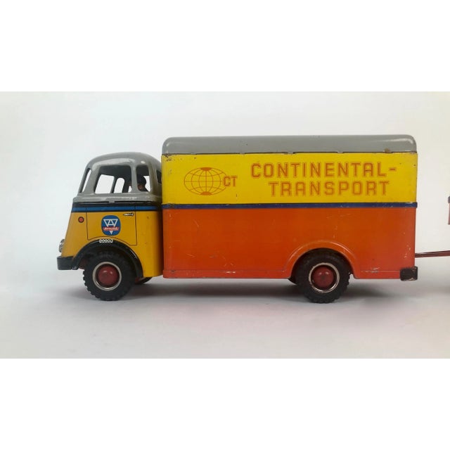Red Continental Transport Delivery Van, 1950s For Sale - Image 8 of 18