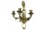 1920s Heavy French Brass Wall Sconce For Sale - Image 4 of 4