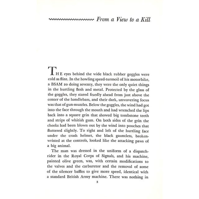 Paper "For Your Eyes Only" Book 1960 Fleming, Ian For Sale - Image 7 of 9