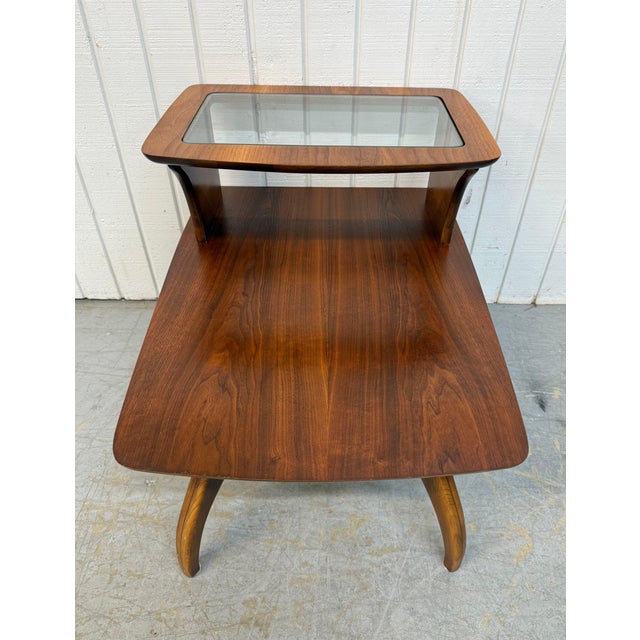 1960s Mid-Century Modern Walnut Side Tables - Set of 2 For Sale - Image 5 of 8
