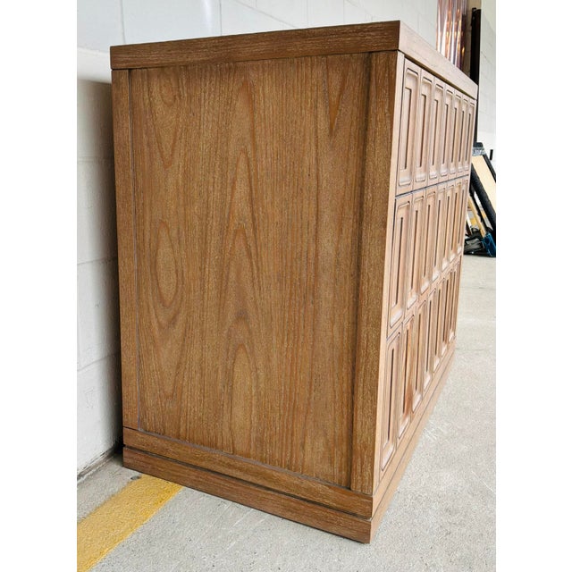 Modern Revelation Modern Architectural Teak Wood Brazil Chest of Drawers For Sale - Image 3 of 8