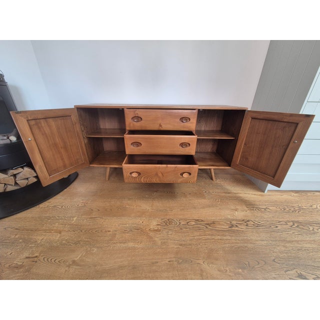 Mid-Century Elm Sideboard from Ercol, 1970s For Sale - Image 12 of 18