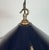 Mid-Century Modern Industrial British Dark Blue Enamel Factory Pendant Lamp, 1950s For Sale - Image 3 of 17
