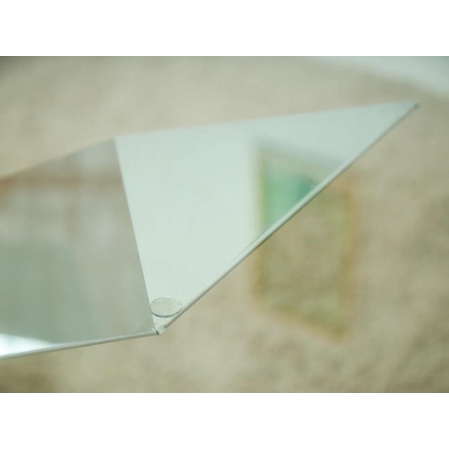Mid 20th Century Mid 20th Century Italian Large Oval Table Cattellan Black Marble Steel For Sale - Image 5 of 10