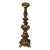 20 C Italian Wood Gold Leaf Regency Tall Candlestick For Sale