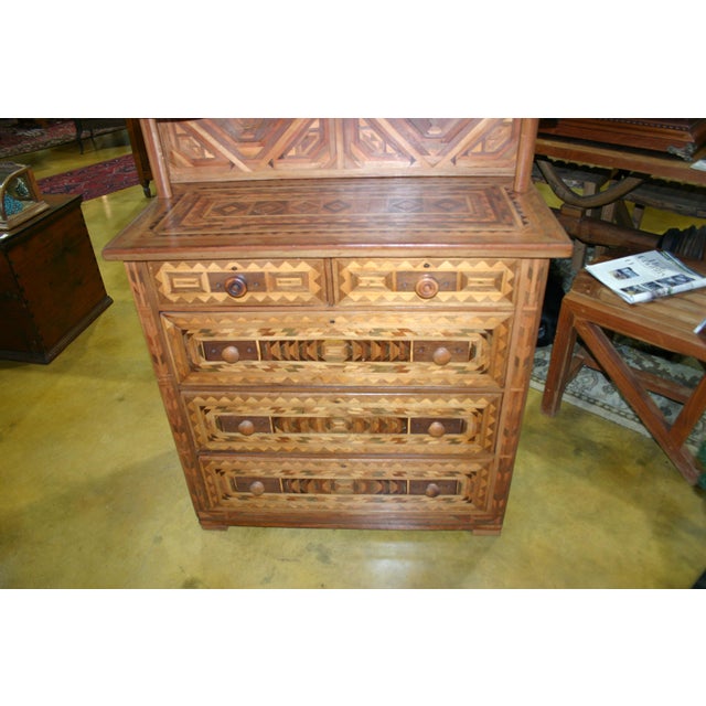 Folk Art 1930s Folk Art Buffet For Sale - Image 3 of 18