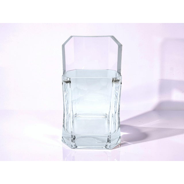 Crystal Ice Bucket by Cini Boeri for Arnolfo Di Cambio, 1970s For Sale - Image 9 of 11