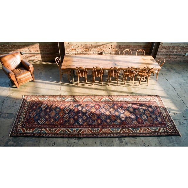 Textile Antique Persian Kurdish Rug For Sale - Image 7 of 8