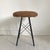 Vintage Cowhide Stool, 1970s, in Very Good conditions. Designed 1970 to 1979