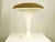 Textile Space Age Italian White Fiberglass & Olive Green Seat Stool, 1960s For Sale - Image 7 of 9