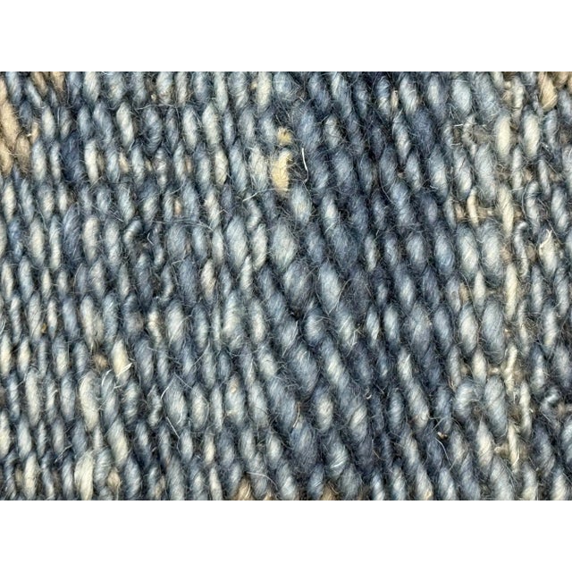 4ft4in X 8ft 11in Hand Woven Indian Tribal Flat Woven Runner For Sale In San Francisco - Image 6 of 6