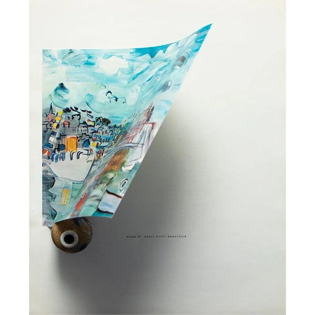 Raoul Dufy 1950s After Raoul Dufy "Deauville", First Edition Swiss Full-Color Print For Sale - Image 4 of 9