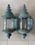French Patinated Verdigris Copper Wall Sconce Lanterns - a Pair For Sale - Image 3 of 13