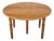Vintage Traditional Style Expanding Oak Dining Table For Sale