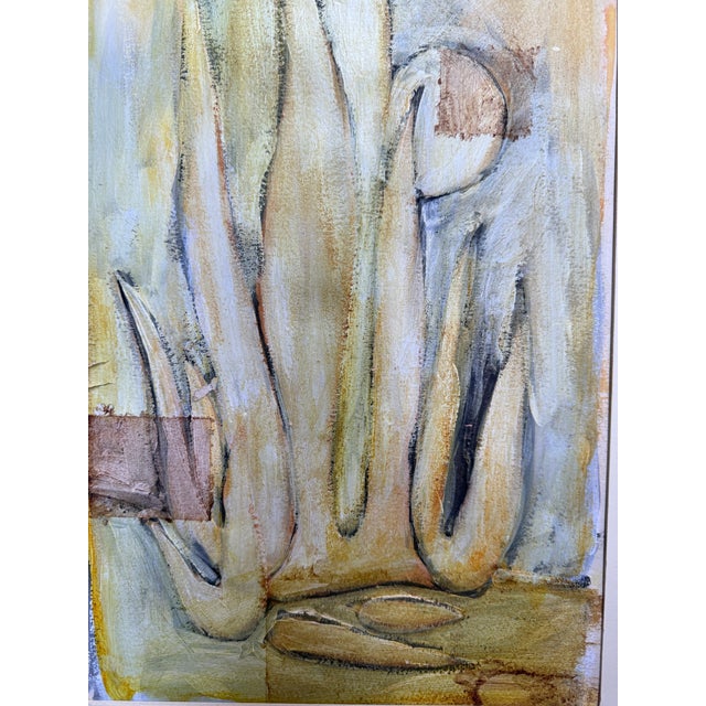 This exceptional 1978 American modernist mixed-media painting originates from the studio of Judy Pfaff, in collaboration...