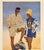 This is a 1948 Mid-Century French fashion print for summer beachwear. It is original to 1948 and NOT a recent reproduction...