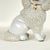 White Pair of Antique English Staffordshire Poodle Figures For Sale - Image 8 of 15