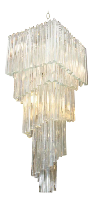 Camer Five-Tier Murano Glass Chandelier